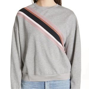 Ted Baker women’s London Heysin‎ Striped Sweatshirt size 2